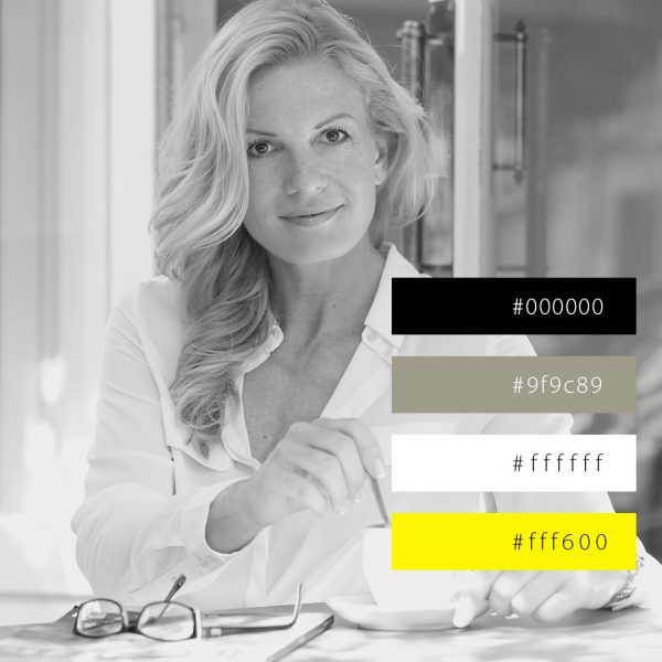 Kunde Optik Stock Corporate Design Farben – Branding von Ulrike Hostehradsky im KREATIVSTUDIO München Darstellung der Corporate Design Farben für den Kunden Optik Stock als Branding Auftrag durch das KREATIVSTUDIO München