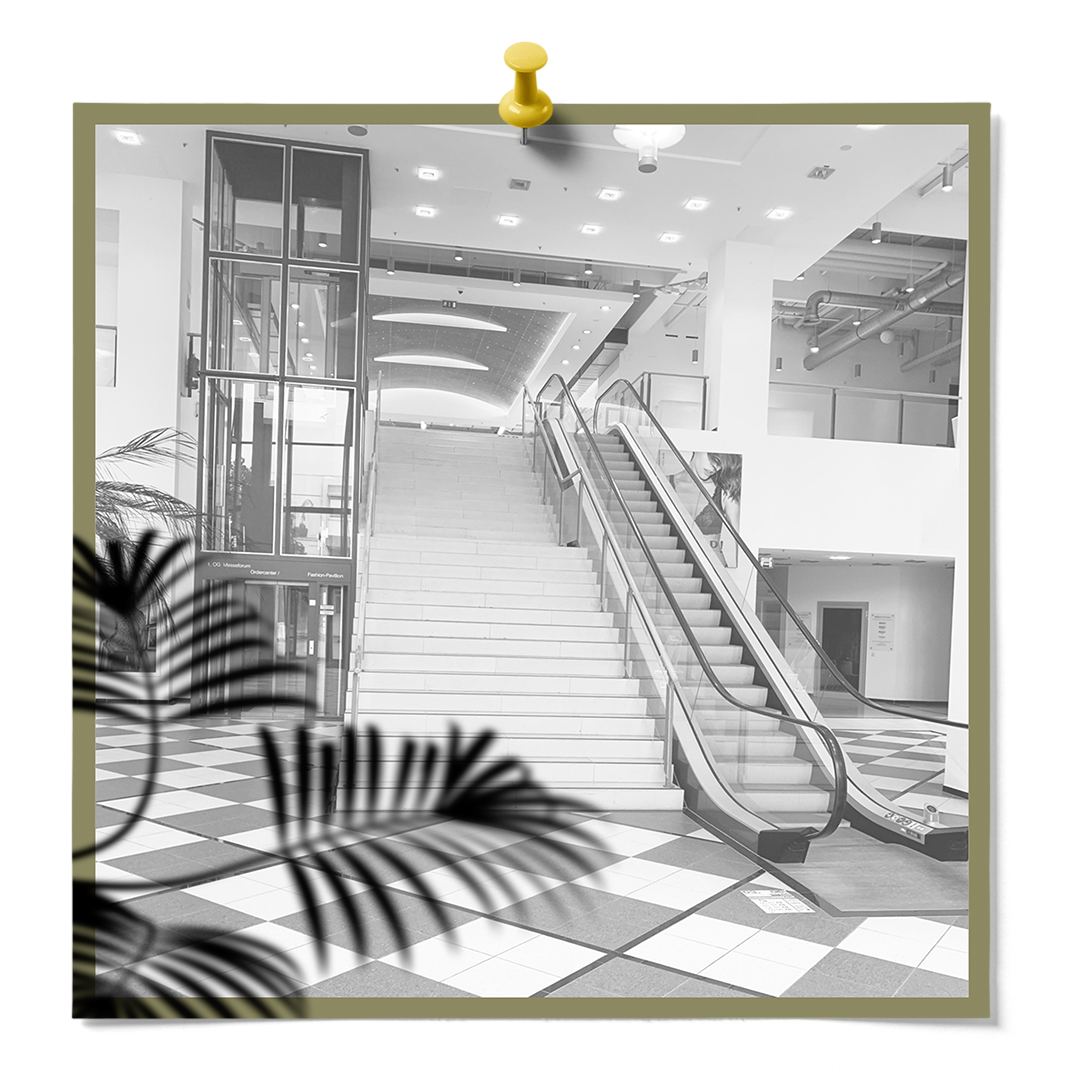 Eingangsbereich im MTC München als Ort für kreative Trainings im KREATIVSTUDIO München