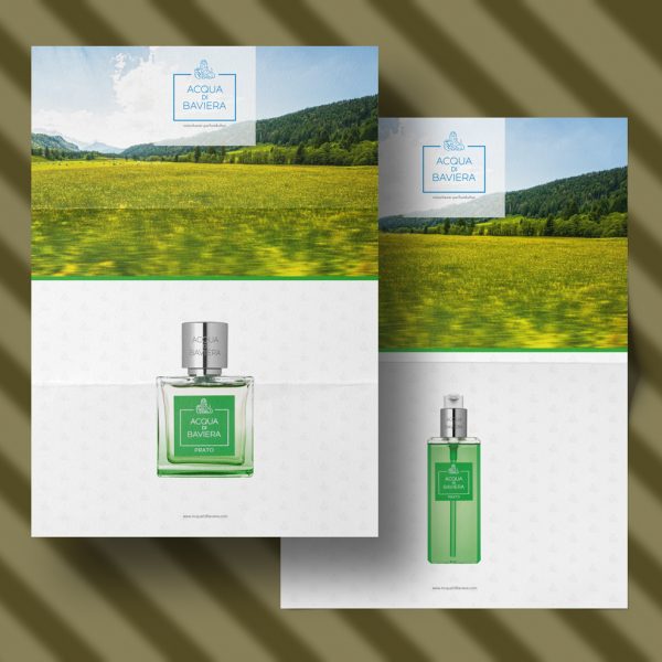 Gestaltung eines Posters für den Kunden Acqua di Baviera als Grafikdesign Auftrag durch das KREATIVSTUDIO München