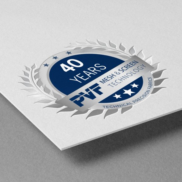 Gestaltung eines Jubiläumsmotivs für den Kunden PVF GmbH als Grafikdesign Auftrag durch das KREATIVSTUDIO München