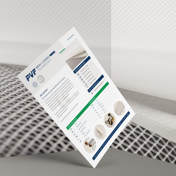 Gestaltung eines Datenblatts S1 für den Kunden PVF GmbH als Grafikdesign Auftrag durch das KREATIVSTUDIO München