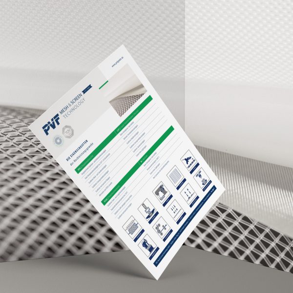 Gestaltung eines Datenblatts S2 für den Kunden PVF GmbH als Grafikdesign Auftrag durch das KREATIVSTUDIO München
