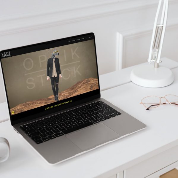 Kunde Optik Stock Webseite – Webdesign von Ulrike Hostehradsky im KREATIVSTUDIO München Gestaltung einer Webseite für den Kunden Optik Stock als Webdesign Auftrag durch das KREATIVSTUDIO München