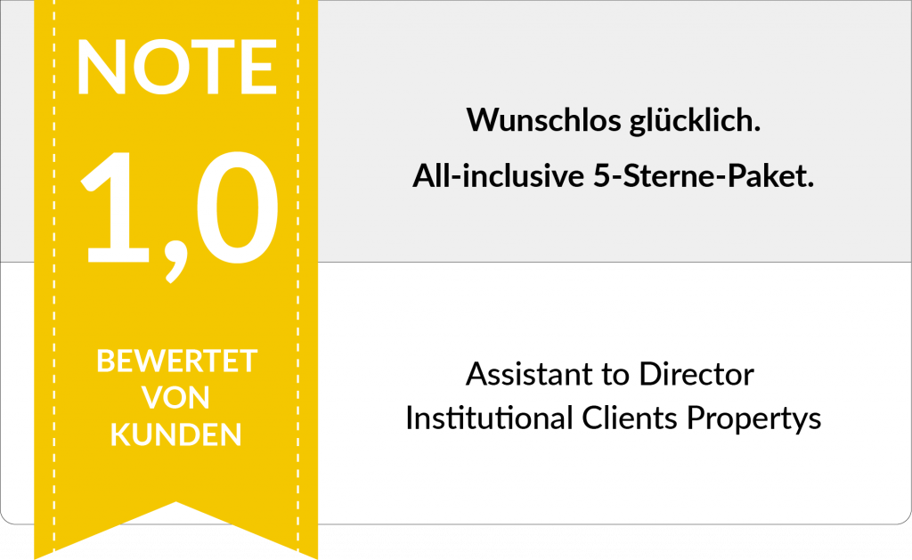 5 Sterne Bewertung eines Assistant to Director Institutional Clients Propertys zu einem Adobe Grafikdesign Training im KREATIVSTUDIO München